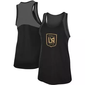 Женская черная майка 5th & Ocean от New Era LAFC Slub Racerback New Era