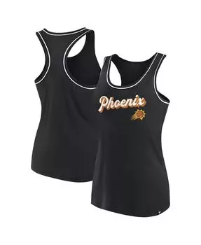 Женская черная майка на бретельках с фирменным логотипом Phoenix Suns Wordmark Fanatics, черный