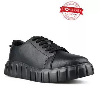 Женская черная повседневная обувь на платформе Tendenz