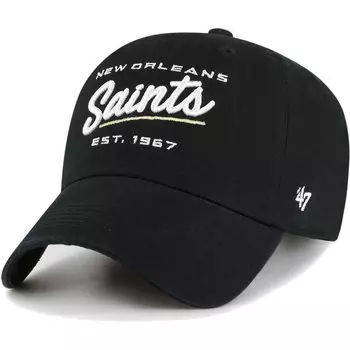 Женская черная регулируемая шляпа New Orleans Saints Sidney '47
