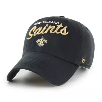 Женская черная регулируемая шляпа New Orleans Saints Phoebe '47