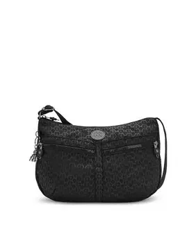 Женская черная сумка через плечо на молнии Kipling, черный