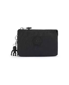 Женская черная сумочка на молнии Kipling, черный