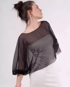 Женская черная туника для вечеринок MR Complements, чёрный