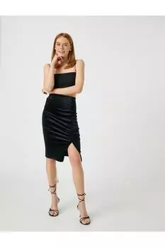 Женская черная юбка Koton, черный