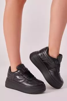 Женская черная женская спортивная обувь узкого и удобного кроя TONNY BLACK