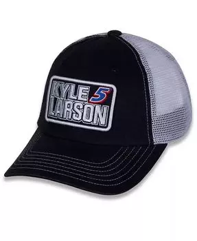 Женская черно-белая регулируемая шляпа с именем и номером Kyle Larson Hendrick Motorsports Team Collection, черный