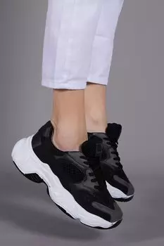 Женская черно-белая спортивная обувь Tb284 TONNY BLACK