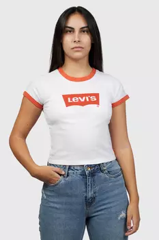 Женская/девчачья футболка для взрослых Levi's, разноцветный