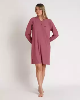 Женская длинная красная вязаная ночная рубашка Admas