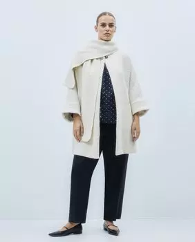 Женская длинная куртка-шарф Couchel