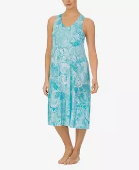 Женская длинная ночная рубашка без рукавов Ellen Tracy