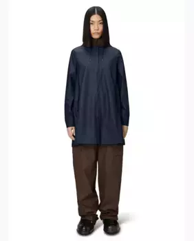 Женская длинная парка от дождя Rains, темно-синий