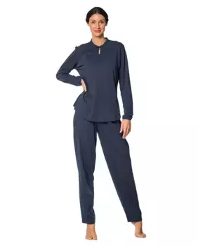 Женская длинная пижама Egatex, синий