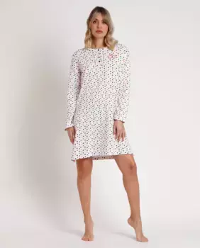 Женская длинная разноцветная вязаная ночная рубашка Admas