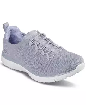 Женская добродетель - кроссовки для ходьбы Show Runner от Finish Line Skechers, серый