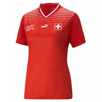 Женская домашняя футболка Austria 22/23 PUMA, красный Белый