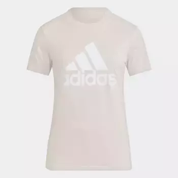 Женская Домашняя Одежда Essentials Логотип Футболка Adidas, бледно-розовый