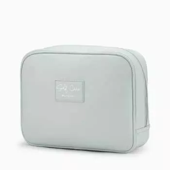 Женская дорожная косметичка большая вместительная на молнии PUCCINI синяя QML008-7B