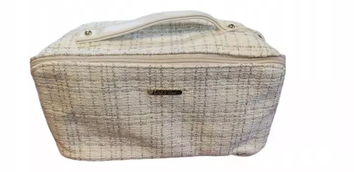 Женская дорожная косметичка Castle Lazy Her Cream Tweed EACHY&CITYTHERE