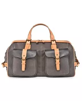 Женская дорожная сумка Speedwell из вощеного хлопка OLD TREND, серый