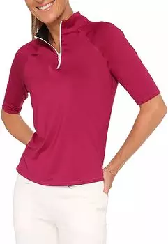 Женская двусторонняя футболка-поло для гольфа Belyn Key с короткими рукавами