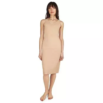 Женская двусторонняя комфортная майка на бретелях MeMoi, цвет Nude