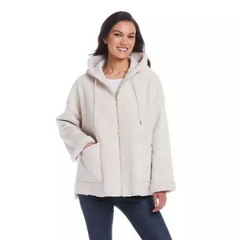 Женская двусторонняя куртка из искусственной овчины Weathercast, цвет Cream