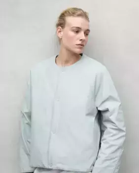 Женская двусторонняя куртка с длинными рукавами и застежкой на кнопки Ecoalf, серый