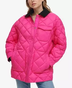 Женская двусторонняя стеганая куртка Barn Calvin Klein Jeans, розовый