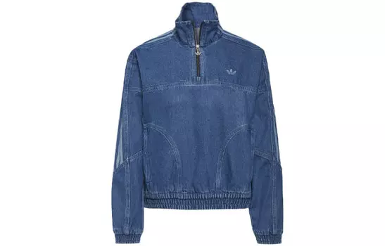 Женская джинсовая куртка Adidas Originals, цвет Blue