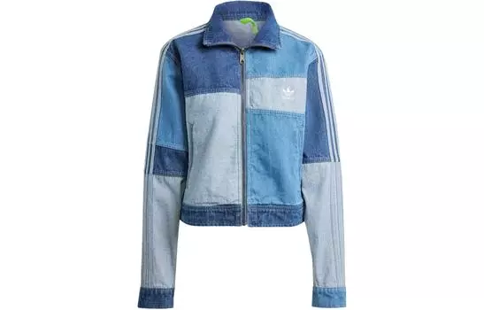 Женская джинсовая куртка Adidas Originals, цвет Light Blue