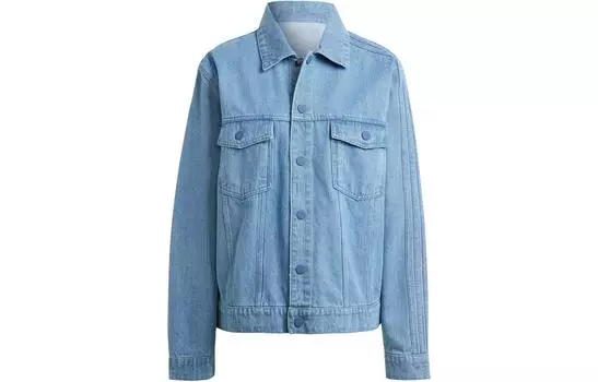 Женская джинсовая куртка Adidas Originals, цвет Light Blue