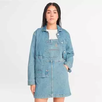 Женская джинсовая куртка Chore с технологией Refibra Timberland, цвет mid blue
