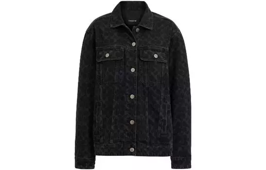 Женская джинсовая куртка COACH, цвет Black