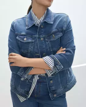 Женская джинсовая куртка Couchel, цвет Azul Plido