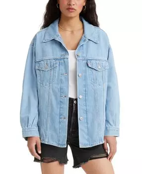 Женская джинсовая куртка дальнобойщика с карманами спереди Levi's