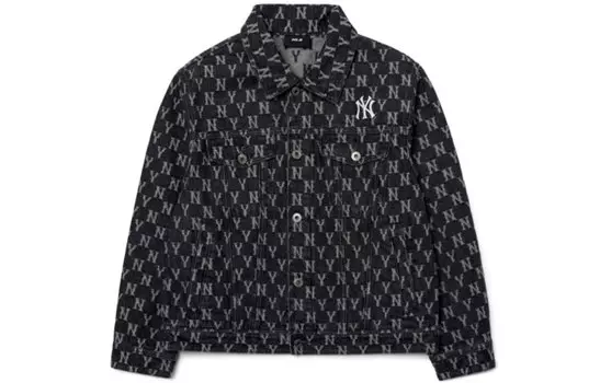 Женская джинсовая куртка MLB, Серый