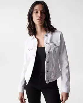 Женская джинсовая куртка Salsa Jeans, белый