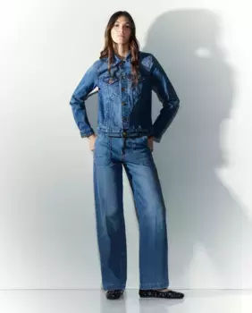 Женская джинсовая куртка Tintoretto, бледно-голубой