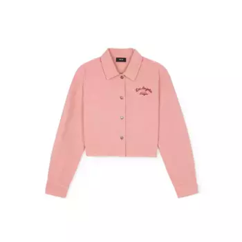 Женская джинсовая куртка Varsity, розовый Mlb, розовый