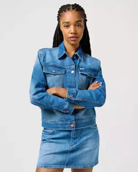 Женская джинсовая куртка Wrangler, индиго