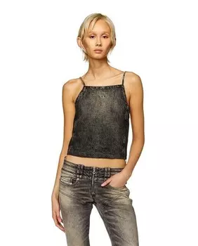 Женская джинсовая майка Diesel, черный