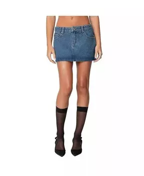 Женская джинсовая юбка Chiara Micro Edikted, синий