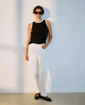 Женская фантазийная футболка без рукавов Woman El Corte Ingls, черный