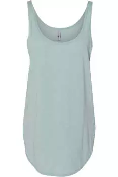 Женская фестивальная майка Next Level, цвет stonewash green