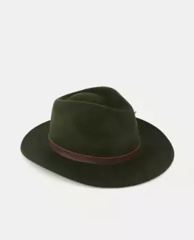 Женская фетровая шляпа Lloyd's, хаки