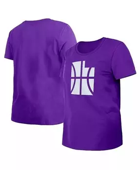 Женская фиолетовая футболка Utah Jazz 2023/24 City Edition New Era, фиолетовый