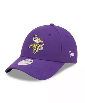Женская фиолетовая регулируемая кепка Minnesota Vikings Simple 9FORTY New Era, фиолетовый