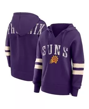 Женская фирменная фиолетовая рваная толстовка с капюшоном Phoenix Suns Bold Move Dolman с v-образным вырезом Fanatics, фиолетовый